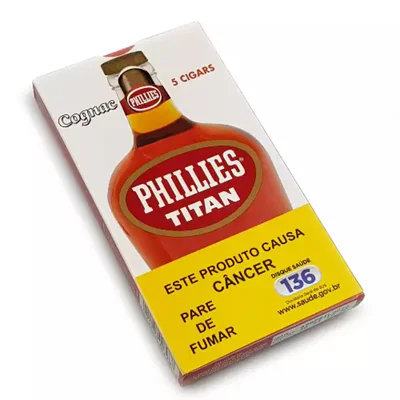 Charuto Phillies Titan Conhaque